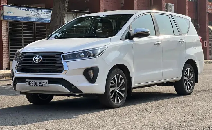 Toyota Innova Crysta 7-seater taxi for outstation trips from Amritsar
