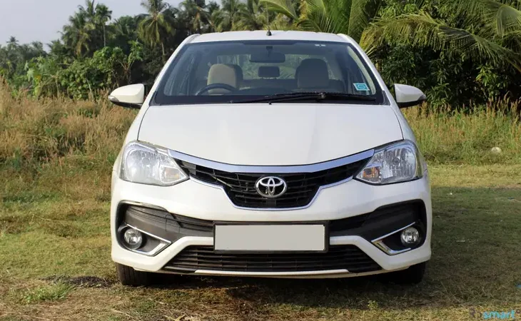 Toyota Etios sedan taxi used by Royal Route Travel for one-way trips from Amritsar